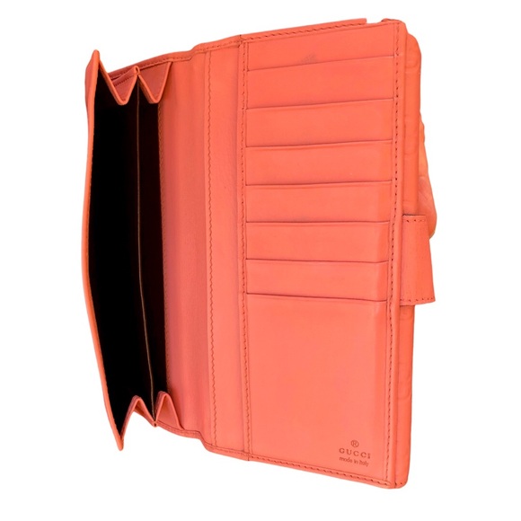 Gucci Soft Pink Goldtone Heart Snap Wallet with box Multi-Host Pick Gorgeous!!! - Picture 5 of 17